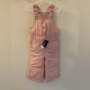 Baby Gap size 2T pink Toddler Snow Bib Overalls